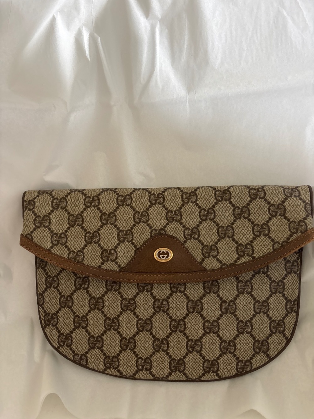 Gucci flap clutch